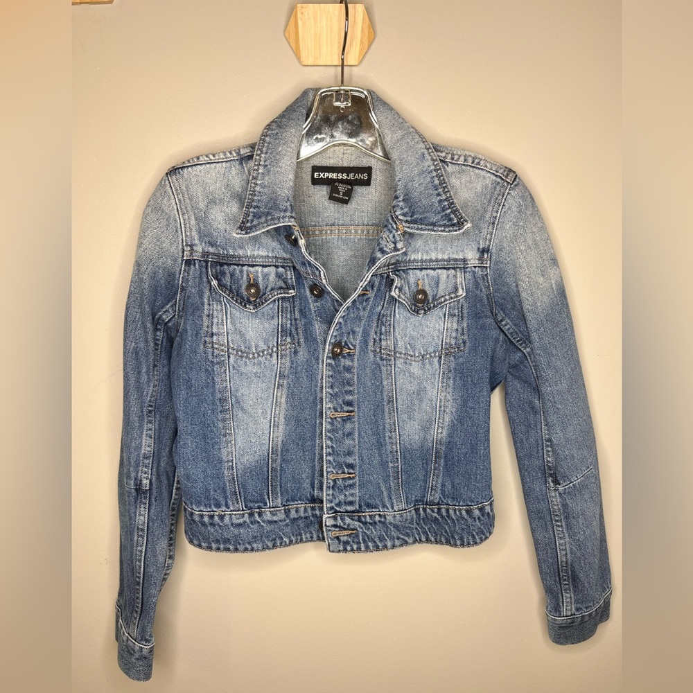 Perfect Condition Cropped Jean Jacket
